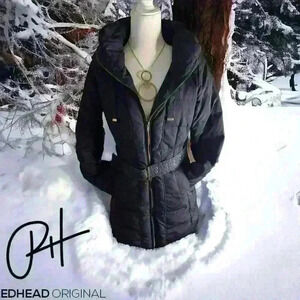 ZARA BASICS JACKET size M navy Blue with front zip and side pockets